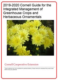 Front Cover of 2020-2021 Greenhouse Crops and Ornamentals Guidelines