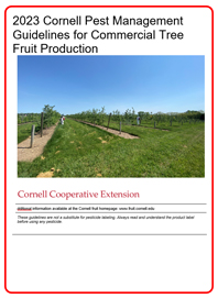 Front Cover of 2023 Tree Fruit Guideline