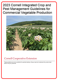 Front Cover of 2023 Vegetable Crops Guidelines