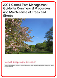 Front Cover of 2024 Trees and Shrubs Guideline