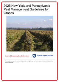 Front Cover of 2025 Grapes Guidelines
