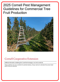 Front Cover of 2025 Tree Fruit Guideline