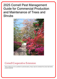 Front Cover of 2025 Trees and Shrubs Guideline